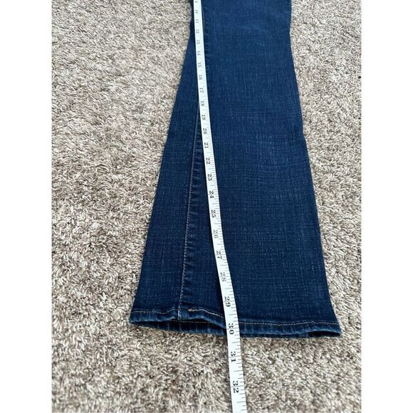 Levi’s classic bootcut denim jeans mid rise dark wash blue denim women’s 26 - Picture 8 of 12